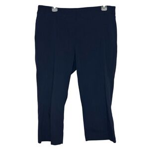 Slim-Sation Black Pull On Capri Pants Size 16 Stretch Slimming Office